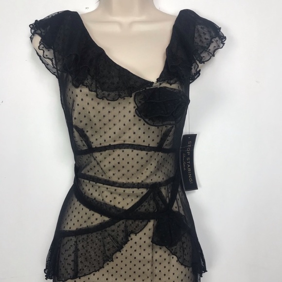 Sexy STOP STARING Fitted Lace Dress - Picture 2 of 12